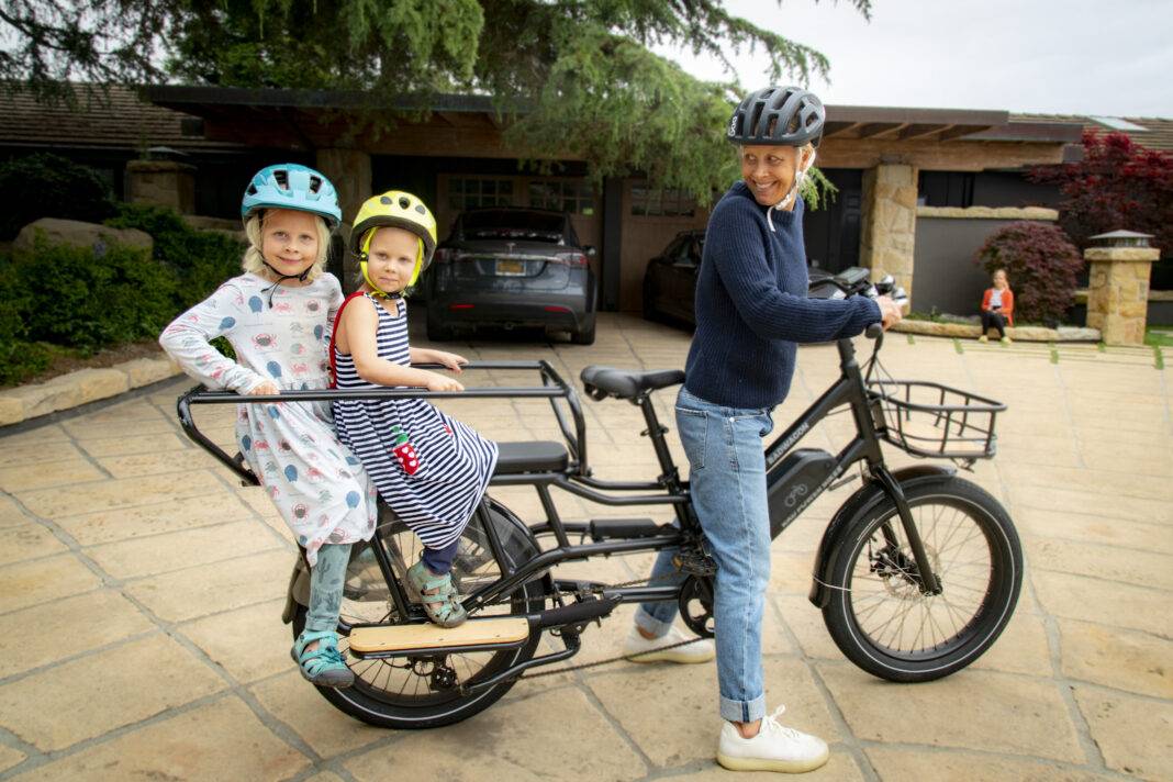 The Fallows Family on E-Bikes